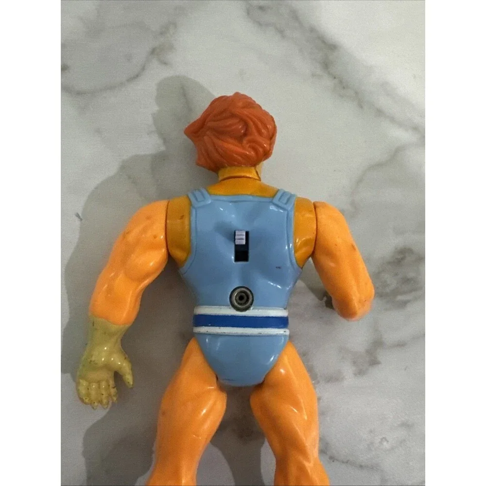 Lot vintage 1980s LJN Thundercats CAPTAIN CRACKER AND Lion-O Action Figure